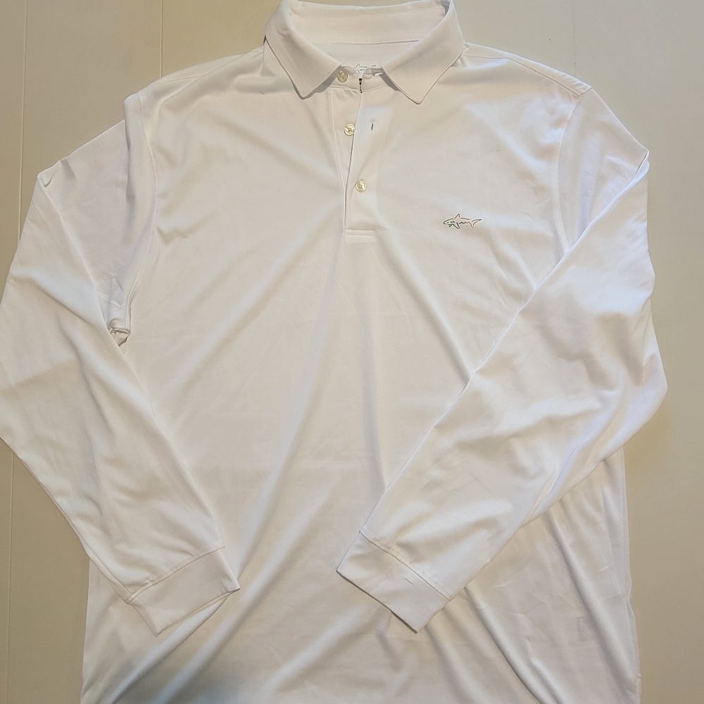 Greg Norman Collection White Polo Shirt